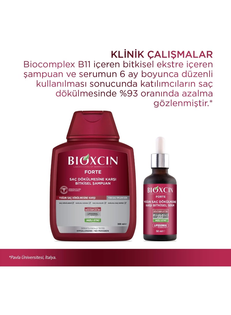 بيوكسين شامبو بيوكسين فورت العشبي المضاد لتساقط الشعر 900 مل لشعر أقوى وأكثر صحة - Image 5